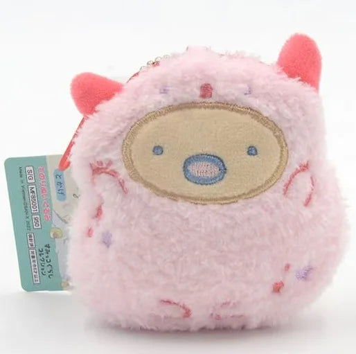 Shirokuma Penguin Tonkatsu Neko Tokage Ebifurai Plush Coin Purse Keychain