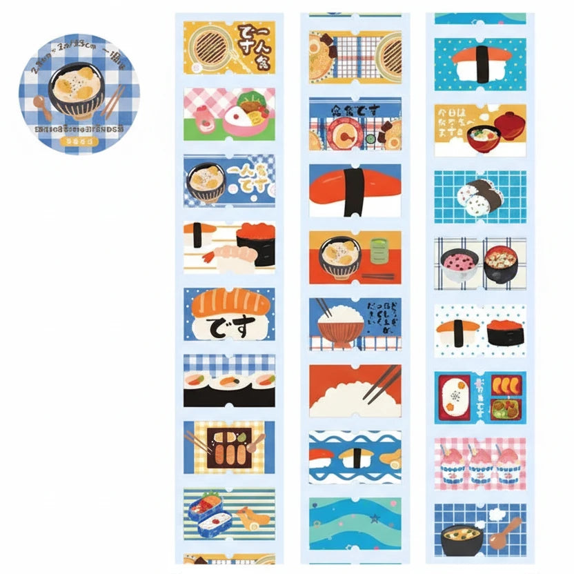 Japanese Culture Themed Sticker Roll