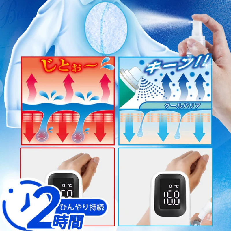 50ml 良質セイカツ (Ryoushitseikatsu) Cooling Spray for Clothes Pack of 2