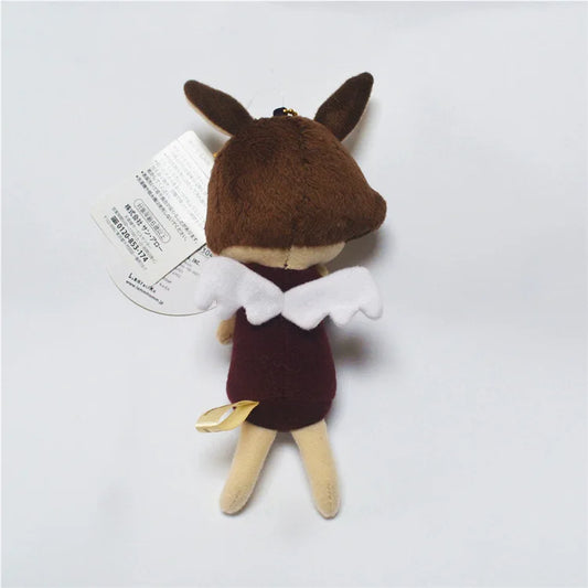 Yoshitomo Nara Walk On Exhibition Series Black Guard Angel Plush Keychain