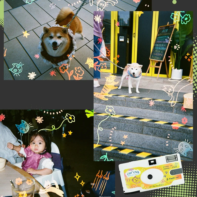 RETO Catcha/Cheers Special Effects Disposable Film Camera with 27 Shots Available
