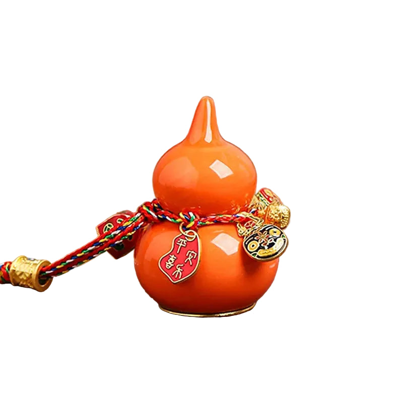 Mini Lucky Ceramic Gourd Ornament