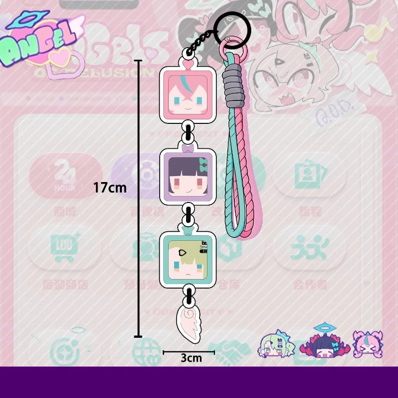 Zenless Zone Zero Angels of Delusion Acrylic Keyring Keychakn