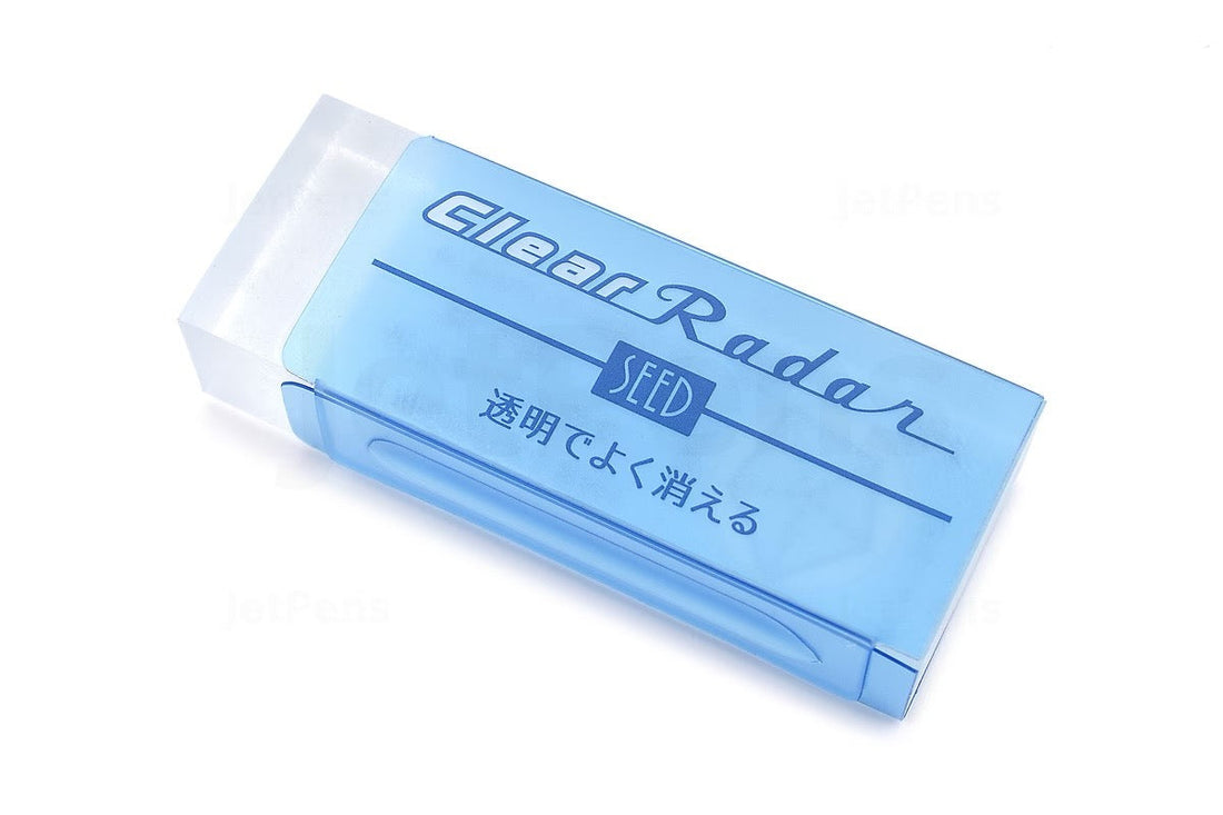 SEED’s "Clear Radar" Transparent Eraser brings eraser shavings and clarity