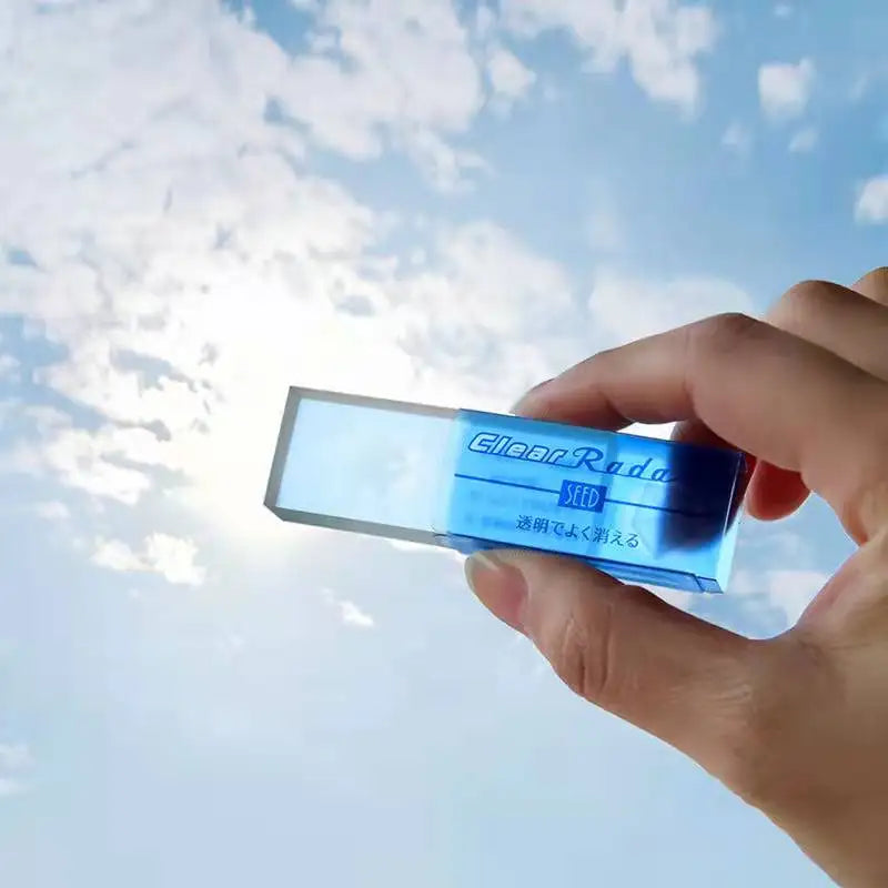 SEED’s "Clear Radar" Transparent Eraser brings eraser shavings and clarity