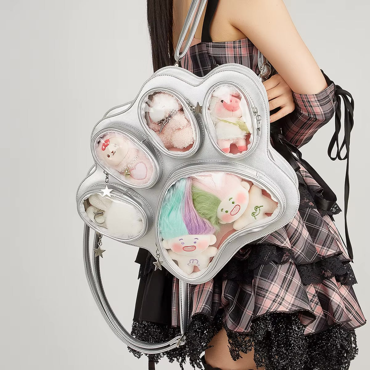 Vegan PVC Cat Paw Ita Backpack