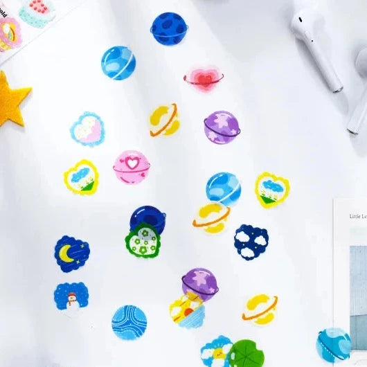 闻述 (Wenshu) Childhood Inspired Sticker Roll of 100