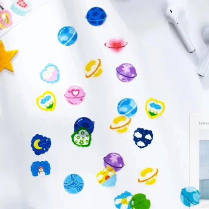 闻述 (Wenshu) Childhood Inspired Sticker Roll of 100