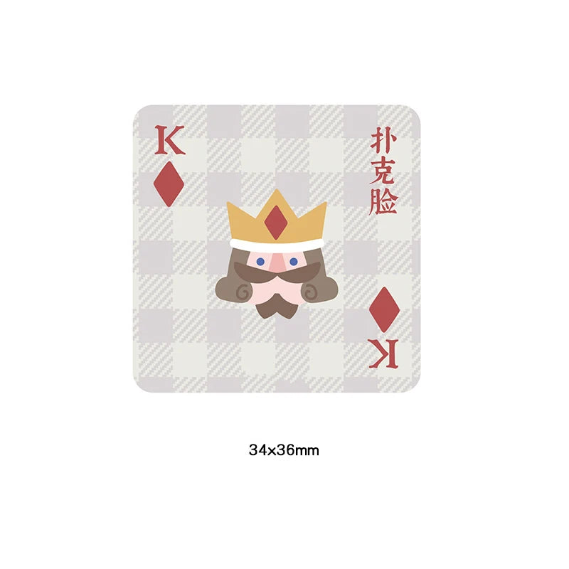 Cartoon King/Queen Card Embroidered Patch