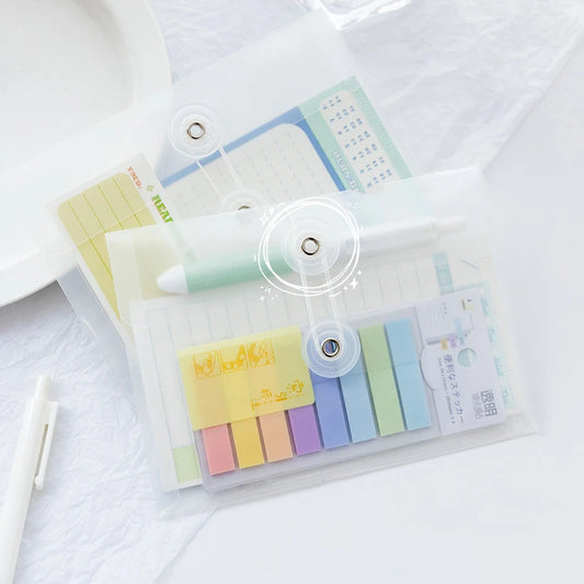 A6 Mini Transparent Document Case Pack of 2