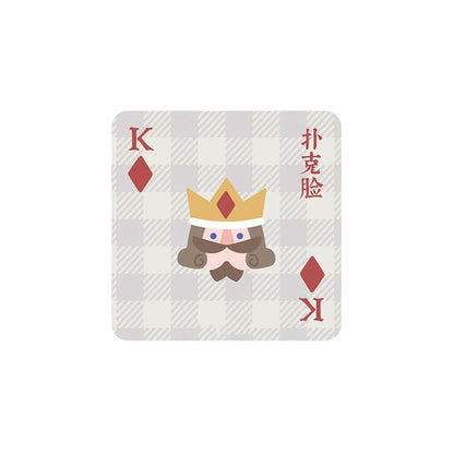 Cartoon King/Queen Card Embroidered Patch