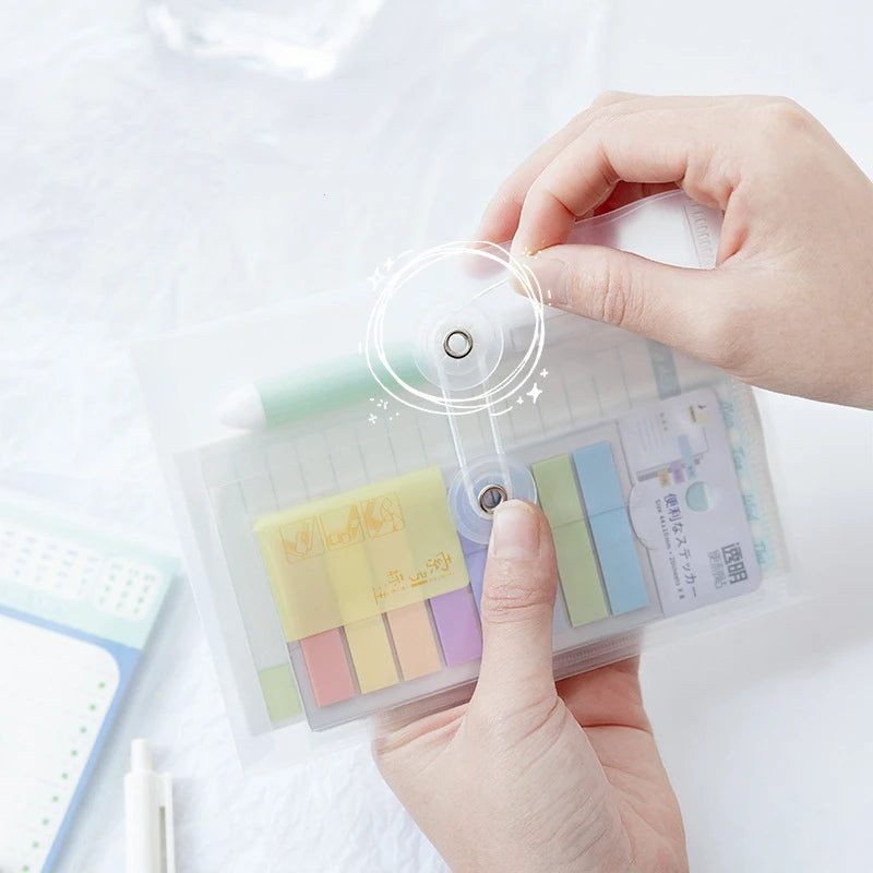 A6 Mini Transparent Document Case Pack of 2