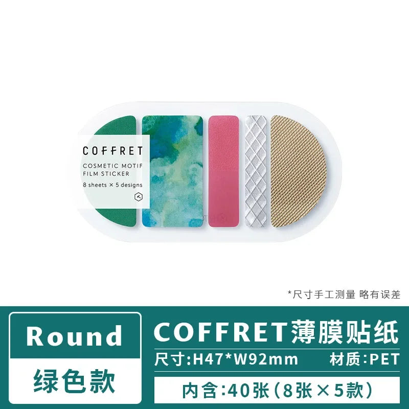 Kingjim COFFRET Makeup Palette Inspired Sticker Pack