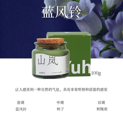 100g Yuhuan 山岚 (Mountain Mist) Themed Soy Wax Aromatherapy Candles