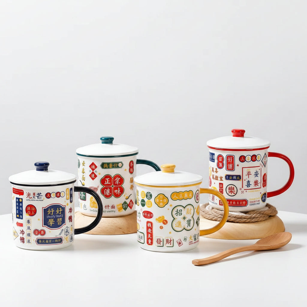 450ml Nostalgic Ceramic Mug