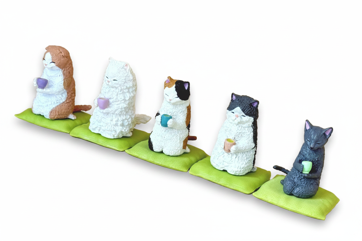 YELL Teatime Cat Figure
