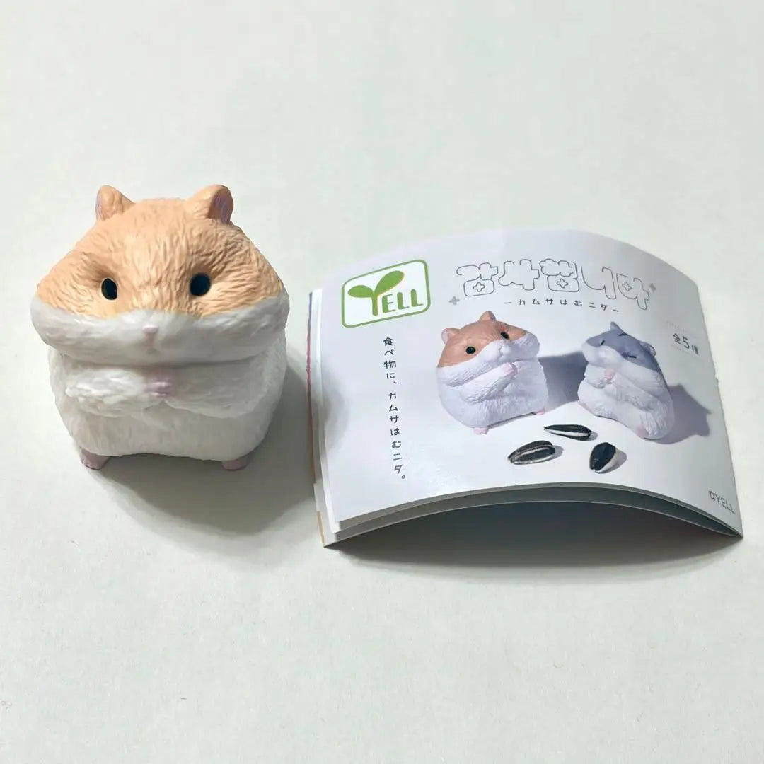 YELL Hamster with Hands Clasped Thankful for Sunflower Seeds