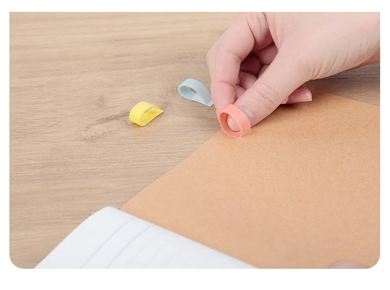 KOKUYO Silicone Novelty Bookmark Set of 6