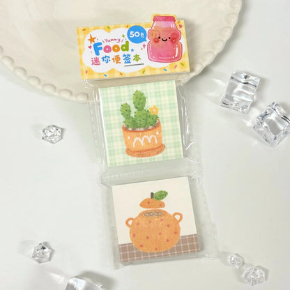 100 Sheet Spring Themed Non-Adhesive Memo Pad Pack of 2