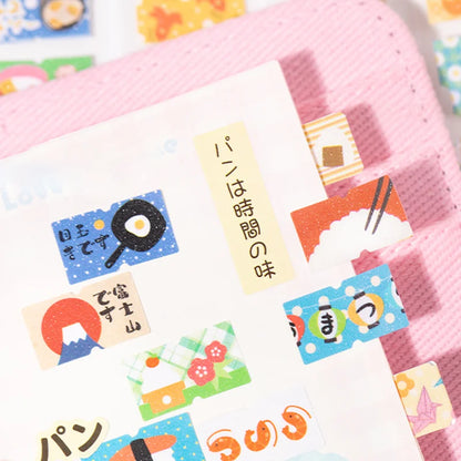 Japanese Culture Themed Sticker Roll