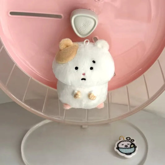 San-X Mainichi Hamuchima Plush Keychain