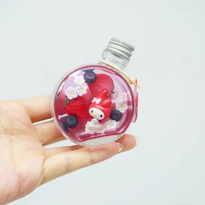 RE-MENT Sanrio Blind Box Toys Miniature Fruit Scene Anime Figure Hello Kitty My Melody Cinnamoroll Doll Model Toys Gifts