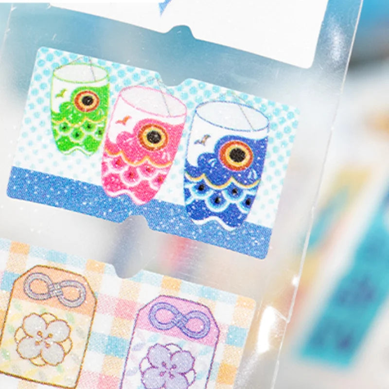 Japanese Culture Themed Sticker Roll