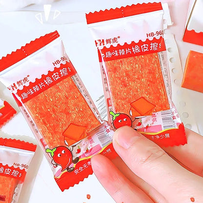 Spicy Strips Rubber Eraser