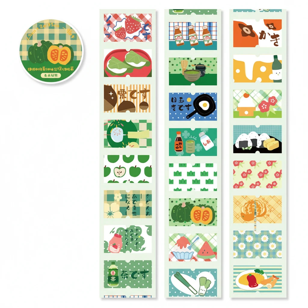 Japanese Culture Themed Sticker Roll