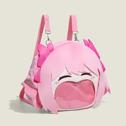 Madoka Magica Madoka Kaname Big Mouth Ita Backpack