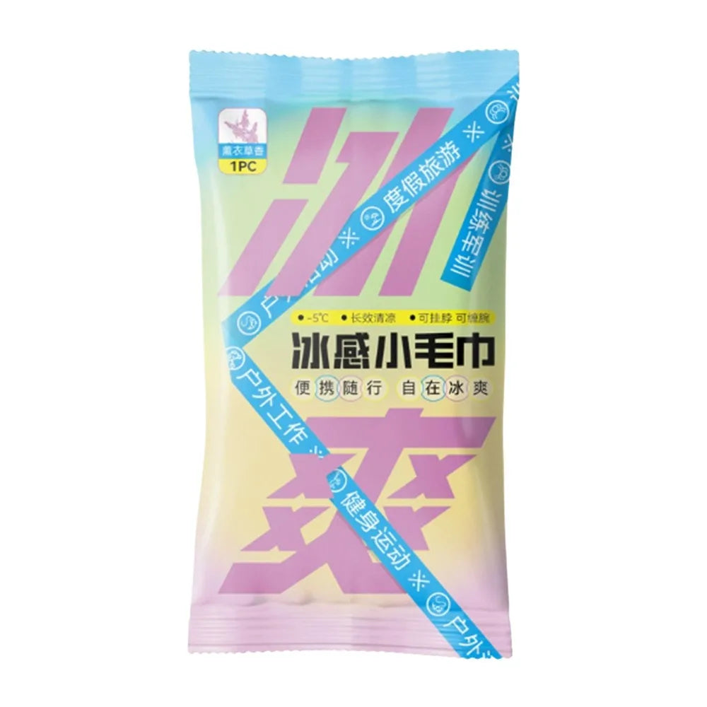 冰爽湿巾 (Cooling Wipes) Breathable Fabric Large Cooling Towel