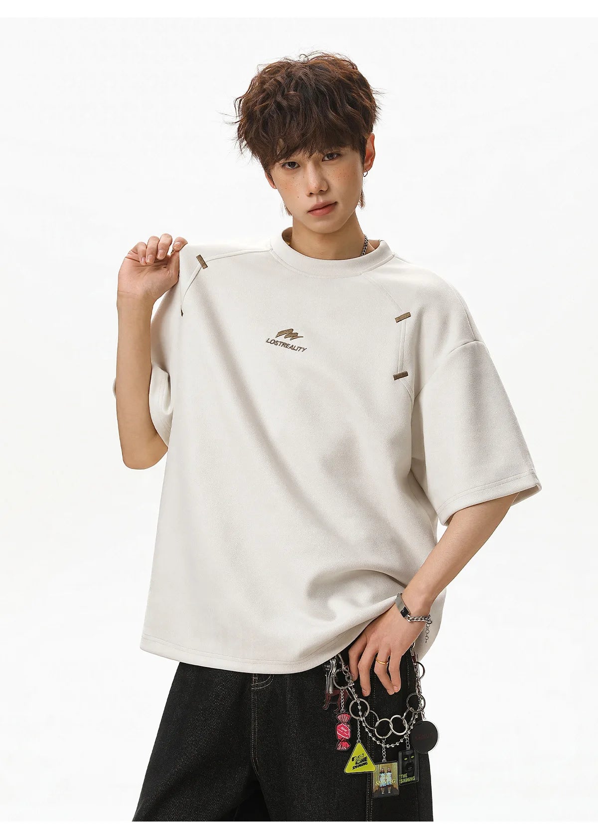 Textured Cotton T-Shirt