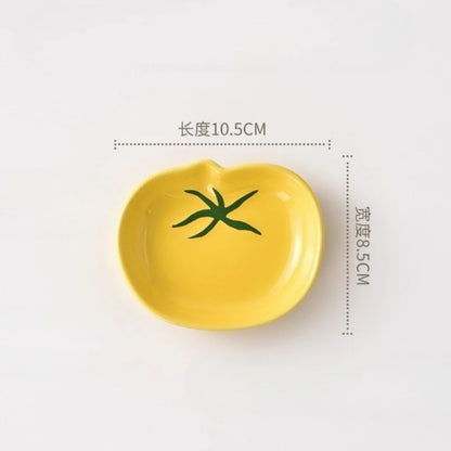 Tomato Shaped Ceramic Sauce Dish