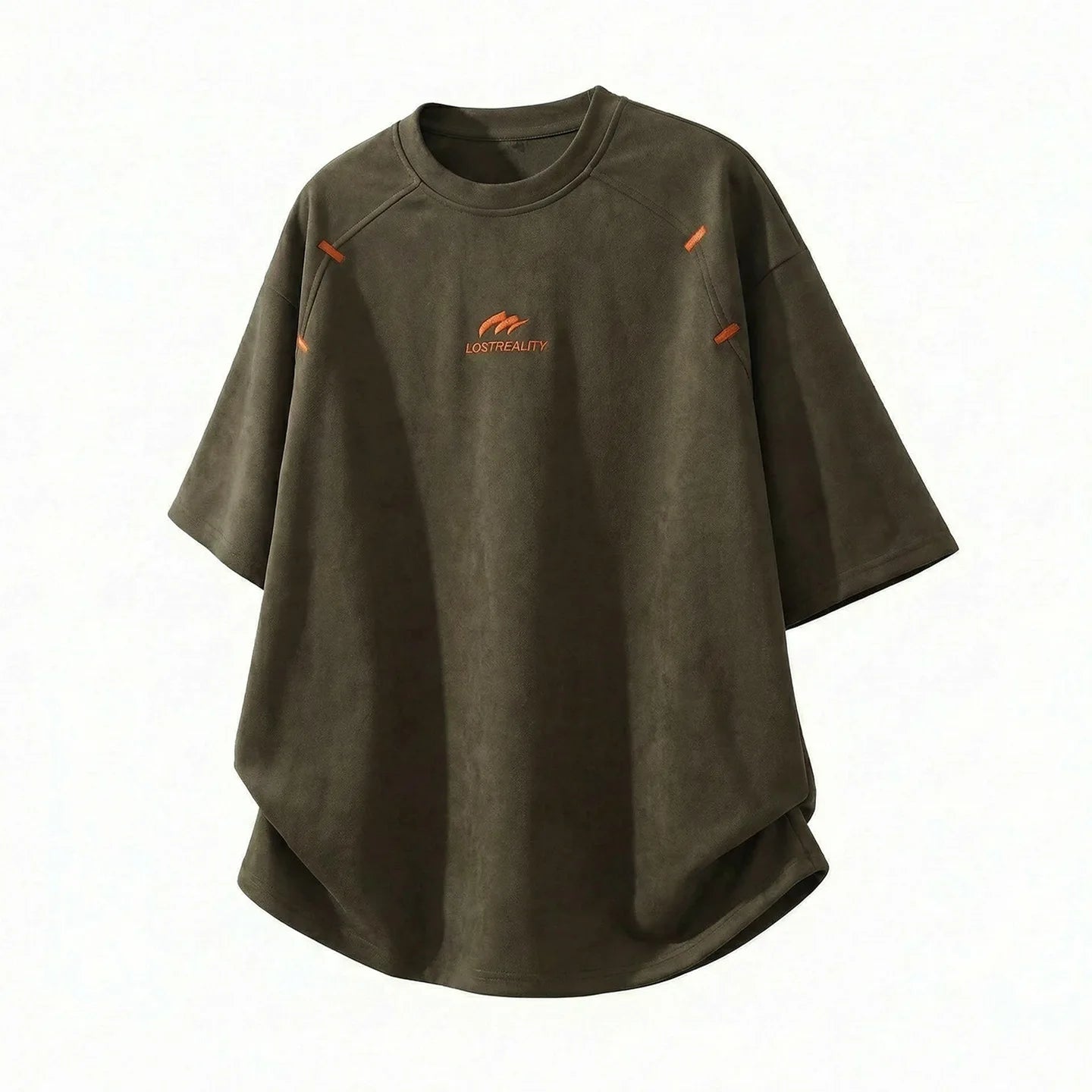 Textured Cotton T-Shirt