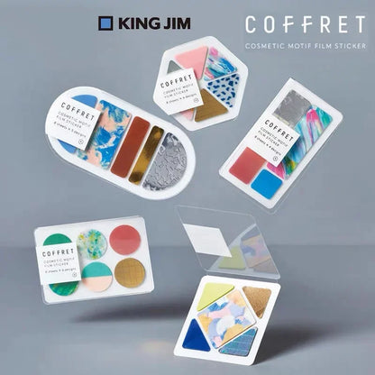 Kingjim COFFRET Makeup Palette Inspired Sticker Pack