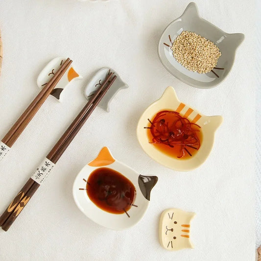 Ceramic Cat Dish