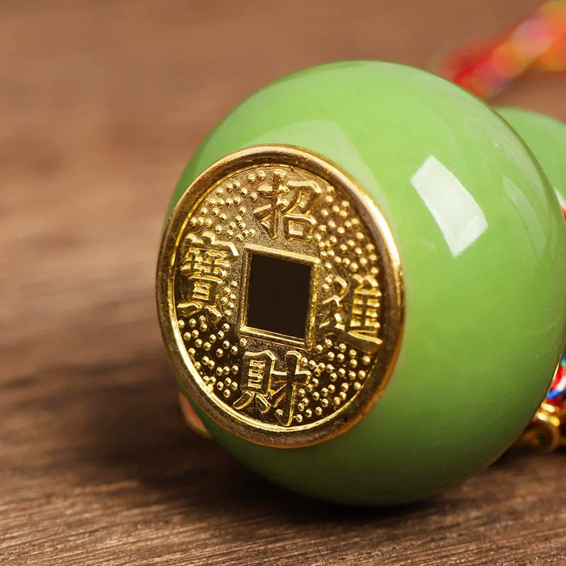 Mini Lucky Ceramic Gourd Ornament