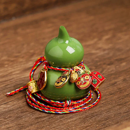 Mini Lucky Ceramic Gourd Ornament