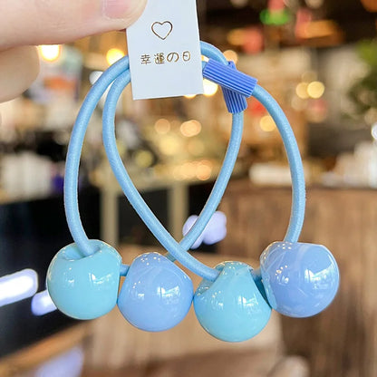幸運の日 (Lucky Day) Elastic Ball Hair Tie Pack of 2