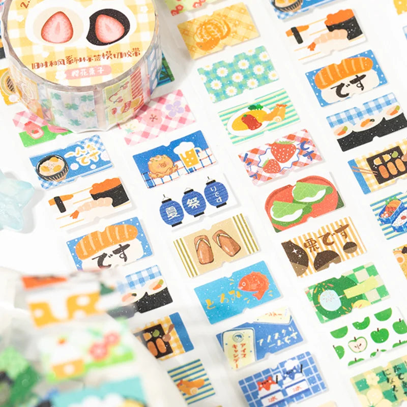 Japanese Culture Themed Sticker Roll