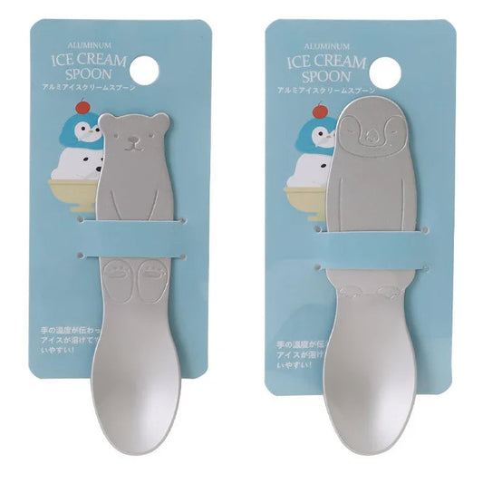TaiDaMi Arctic Animal Aluminum Ice Cream Spoon