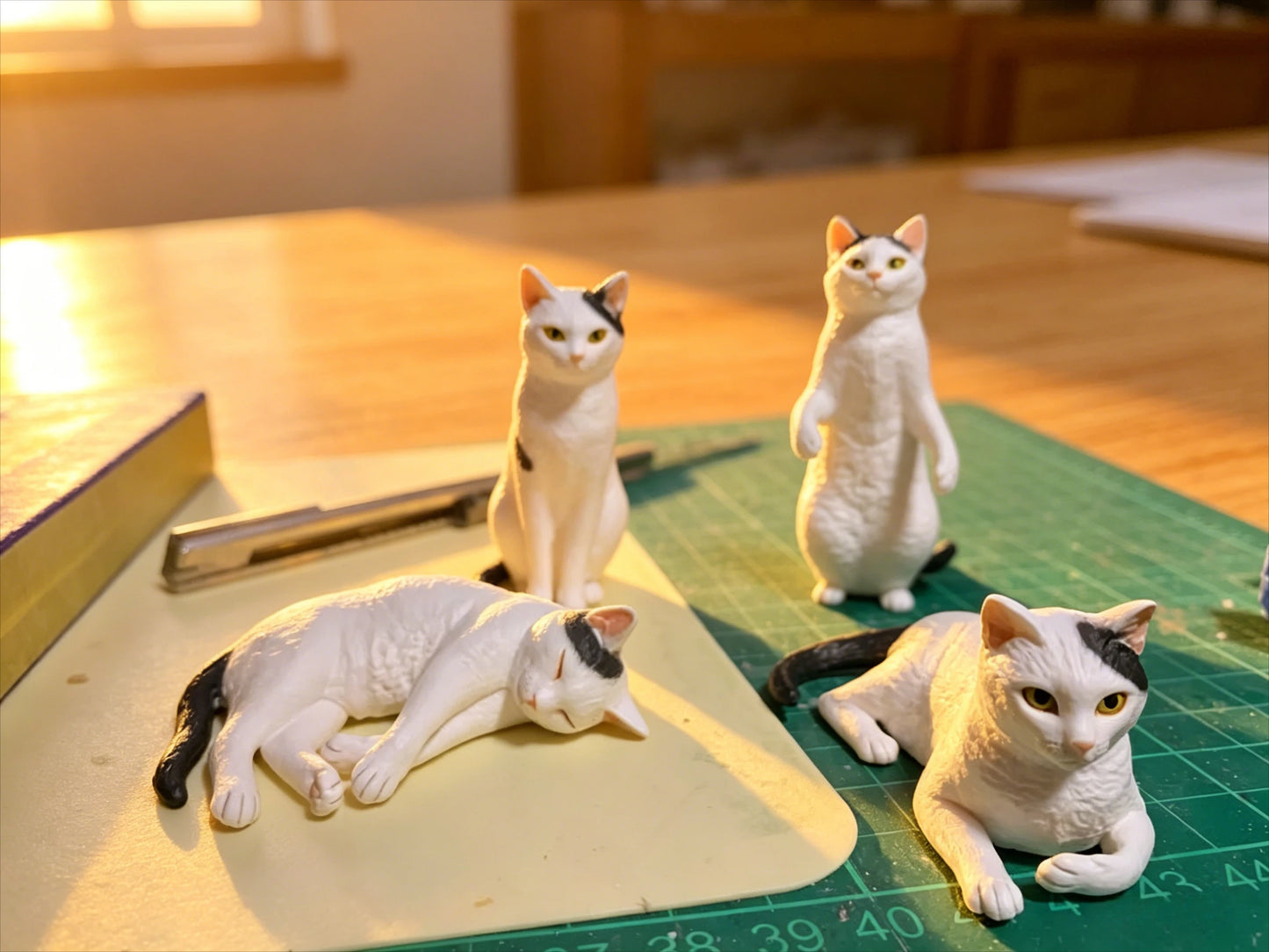 Capsule Foundation Osamu Moriguchi Cat Figures