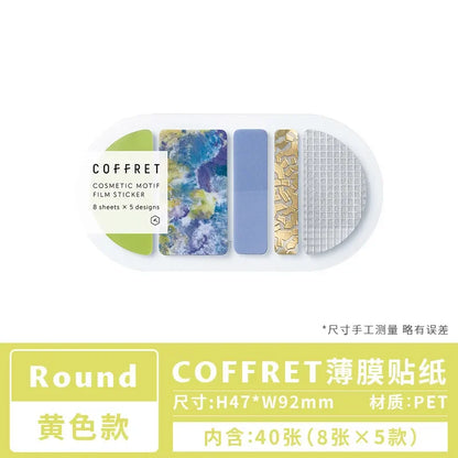 Kingjim COFFRET Makeup Palette Inspired Sticker Pack