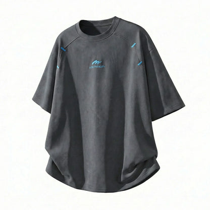 Textured Cotton T-Shirt