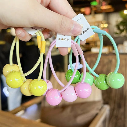 幸運の日 (Lucky Day) Elastic Ball Hair Tie Pack of 2