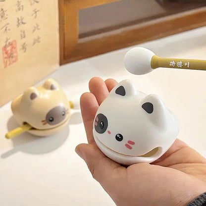 Cat Shaped Muyu (Slit Drum)