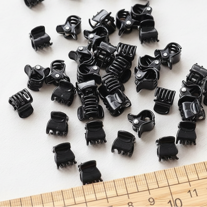 Mini Black Claw Clip Pack of 20