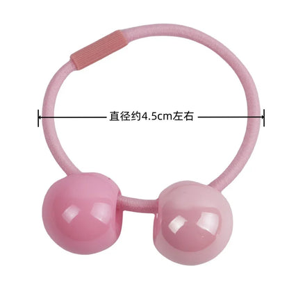 幸運の日 (Lucky Day) Elastic Ball Hair Tie Pack of 2