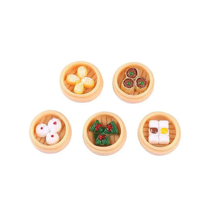 Hong Kong Steamed Cuisine Magnet Set of 5