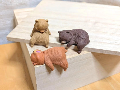 YELL Bear Figure Resting on Edge